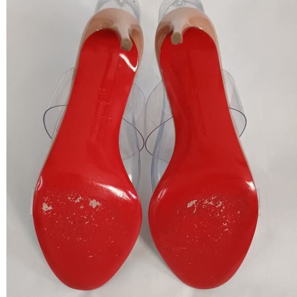 Christian Louboutin Just Nothing Blush Slide Sandals Size 39 (US 9) Pre‑Owned - Picture 13 of 16